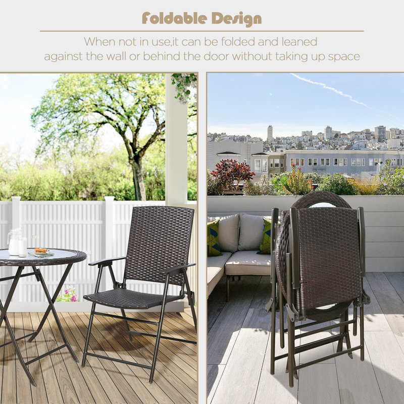Ebern Designs Laylla 2 Person Patio Bistro Dining Set & Reviews Wayfair